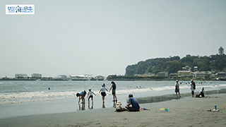 【その他】ビーチから江ノ島 3