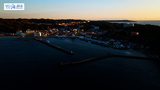 【漁港】千葉県 勝浦漁港 空撮
