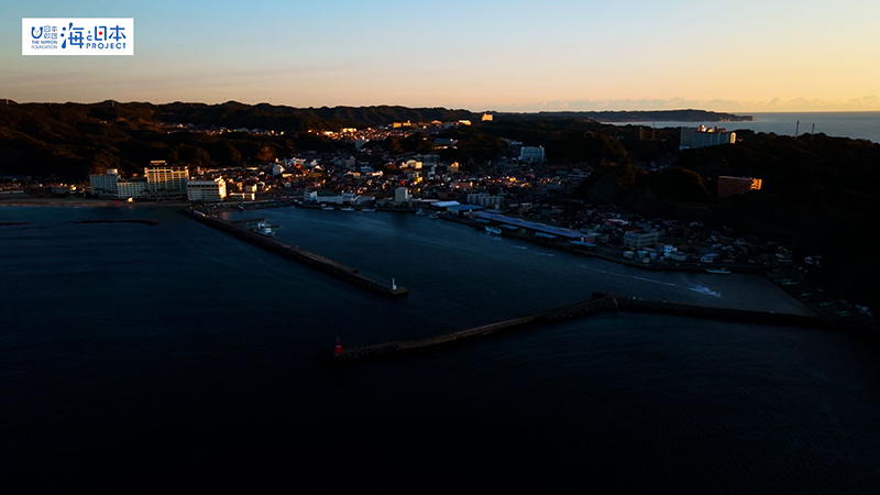 【漁港】千葉県 勝浦漁港 空撮